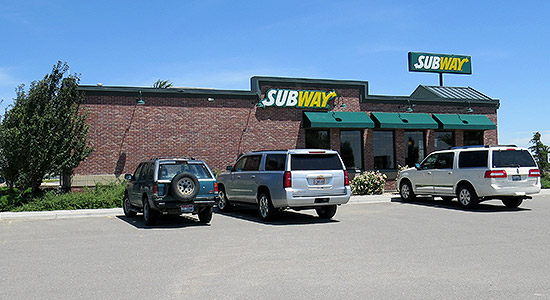 Subway restaurant at Crossroads Point
