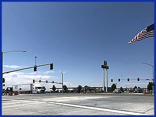 A four-way traffic light on US Highway 93 at Crossroads Point makes our location even more convenient and safe for businesses and customers alike.