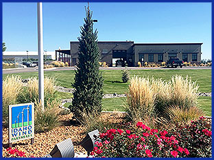 Idaho Wind Partners 1's Operation and Maintenance office uses its location at the intersection of US 93 and I-84 to service wind turbines throughout the region.