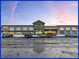 With its prime location at Crossroads Point, Valley Wide Country Store’s 11,000 sq ft service station provides travelers with fuel, food, and a friendly smile.