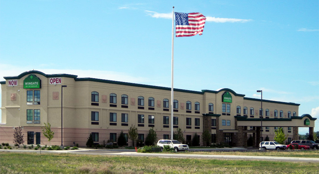 Wingate Inn, now operating as a Comfort Inn & Suites, open at Crossroads Point