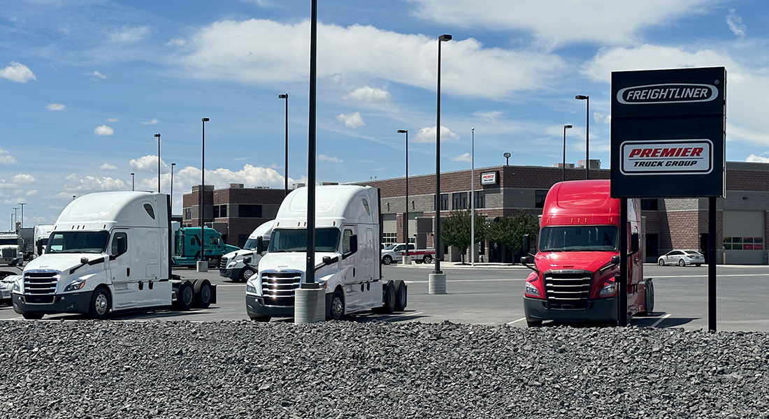 Premier Truck Group building at Crossroads Point